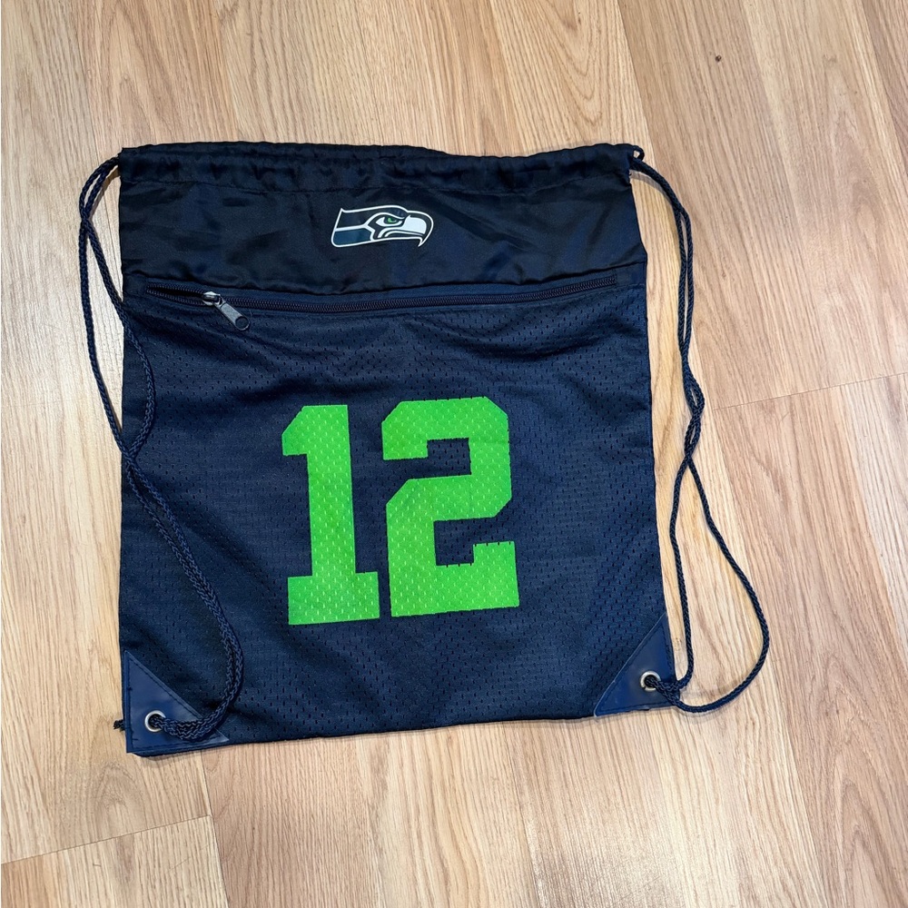 Seattle Seahawks 12th Man Drawstring Bag